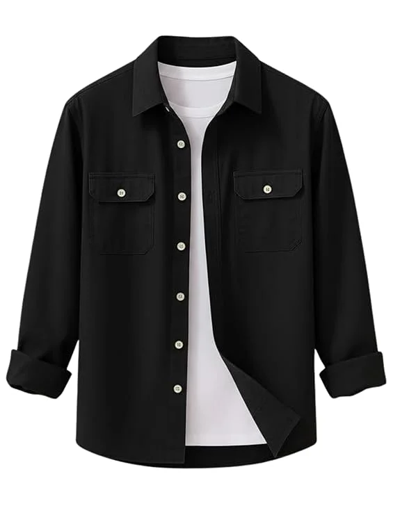 Denim cross shirt